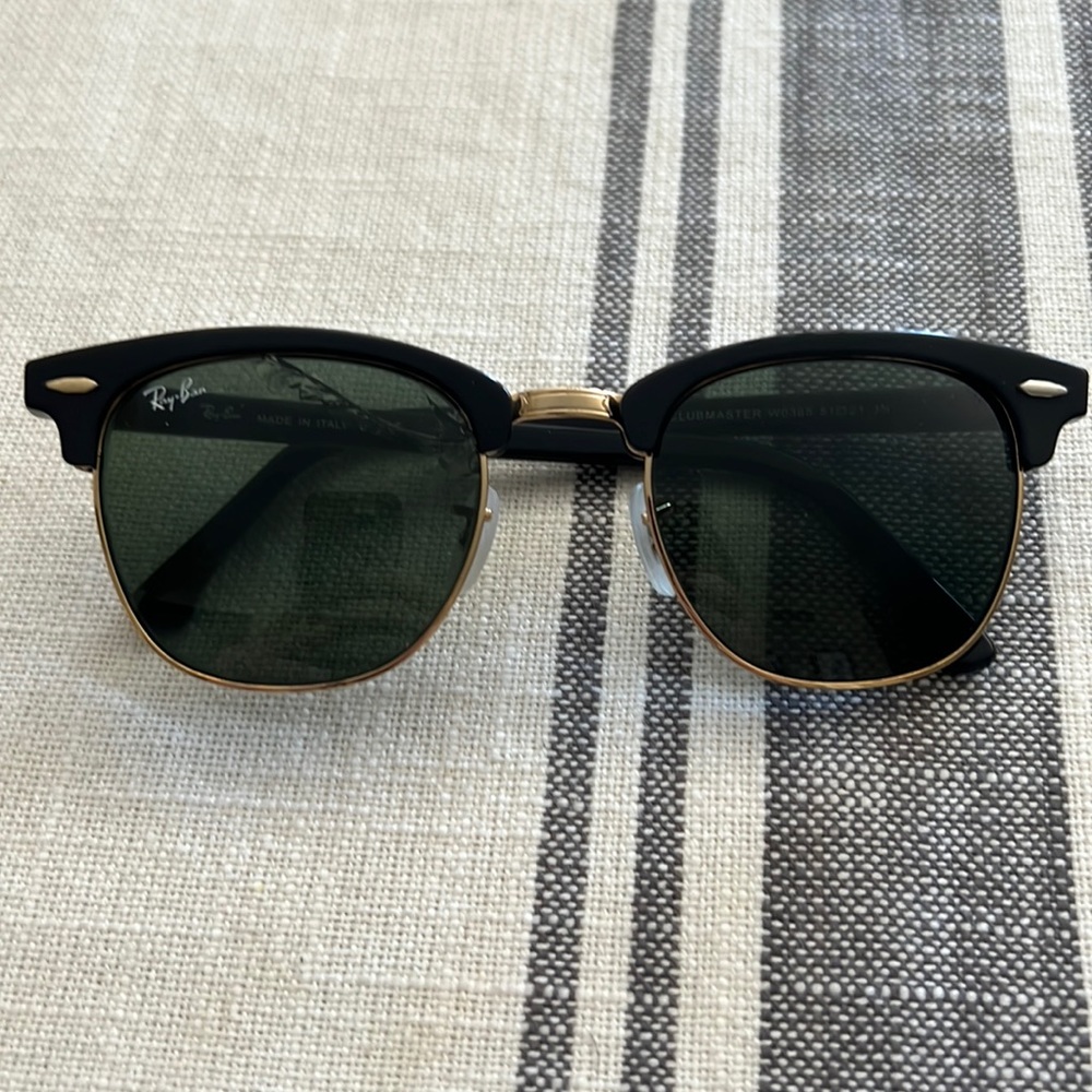 Authentic Ray Ban Club Master Black